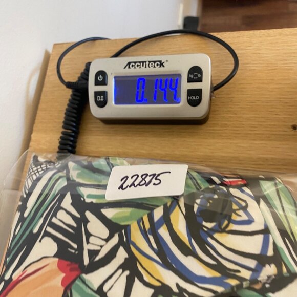 Coldwater Creek Jacket Womens 10 Green Multi Floral Pockets Ruched 3/4 Sleeves - Picture 10 of 10